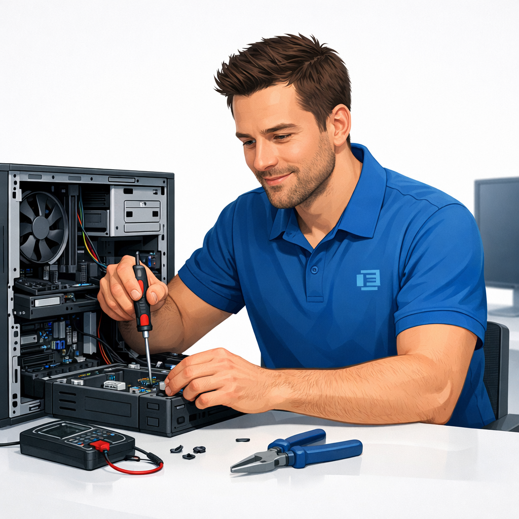 Technicien configuration WiFi réseau à domicile à Courcelles